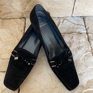 🥰- Stuart Weitzman Black Suede kitten heel, size  8